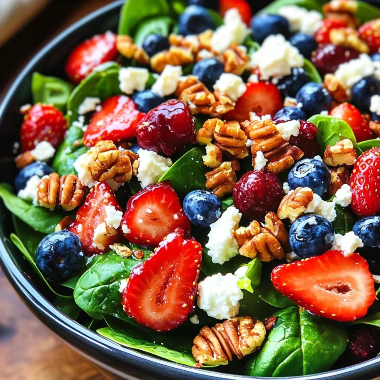 15-Minute Strawberry Spinach Salad