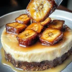 Caramelized Banana Cheesecake With Vanilla Extract