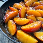 Caramelized Skillet Peaches