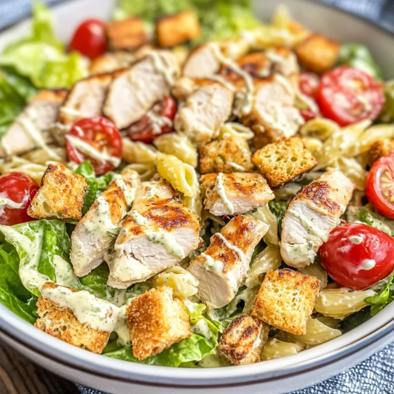Chicken Caesar Pasta Salad