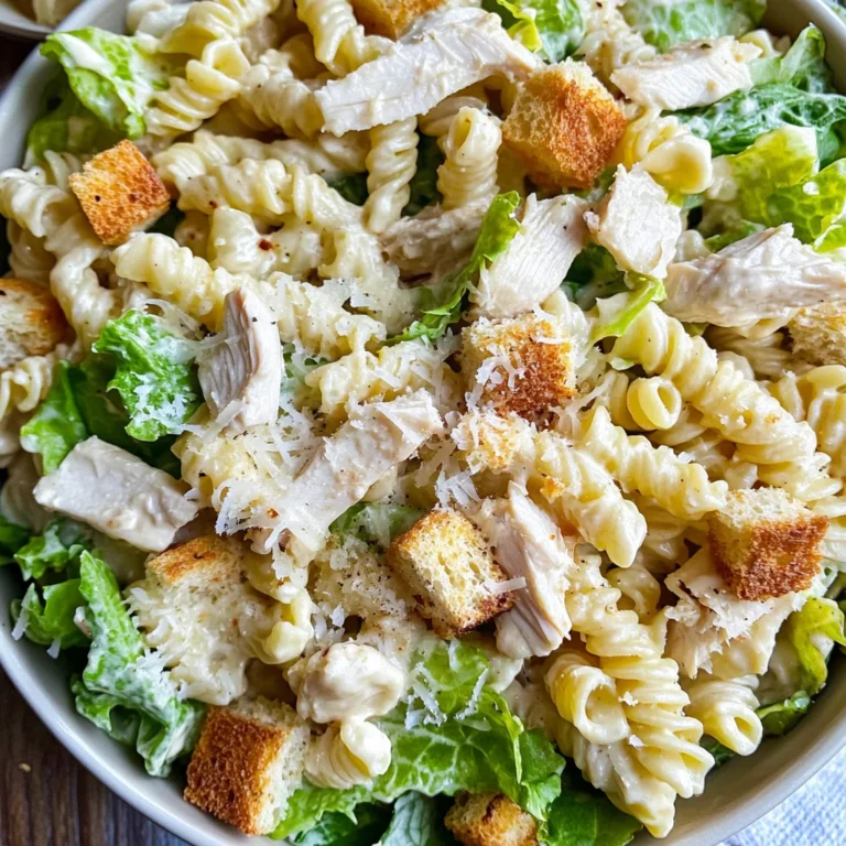 Chicken Caesar Pasta Salad
