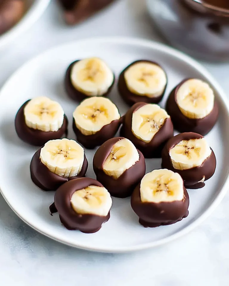 Chocolate Peanut Butter Banana Bites