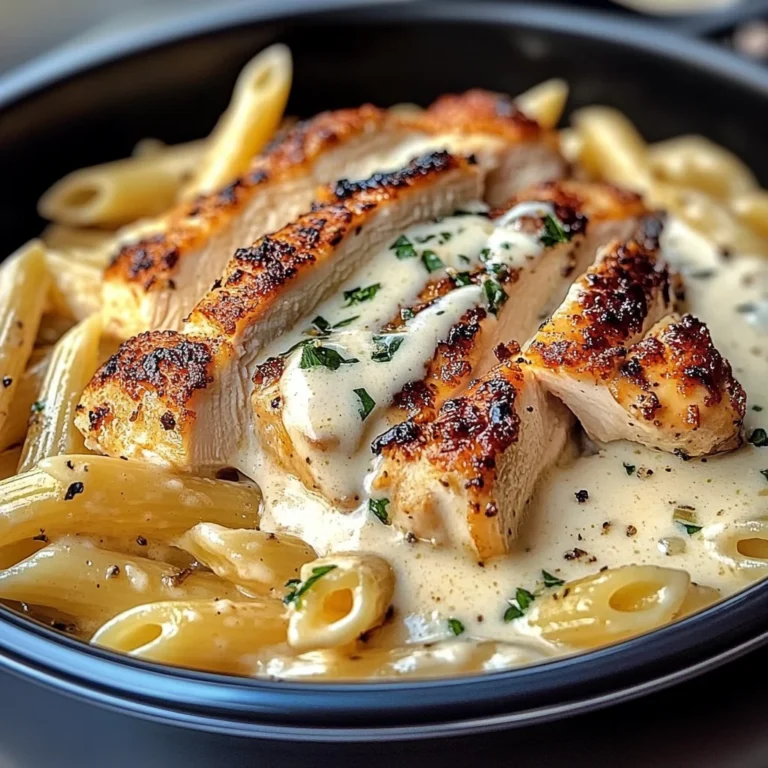 Creamy Chicken Alfredo Pasta Bowls