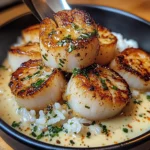 Creamy Garlic Butter Scallop Bowl
