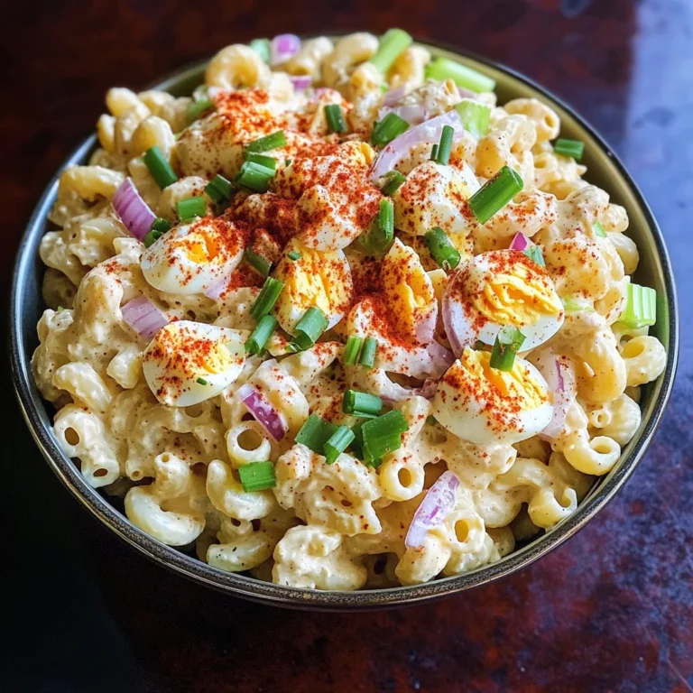 Deviled Egg Pasta Salad
