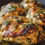 Grilled Basil Garlic Chicken Breasts