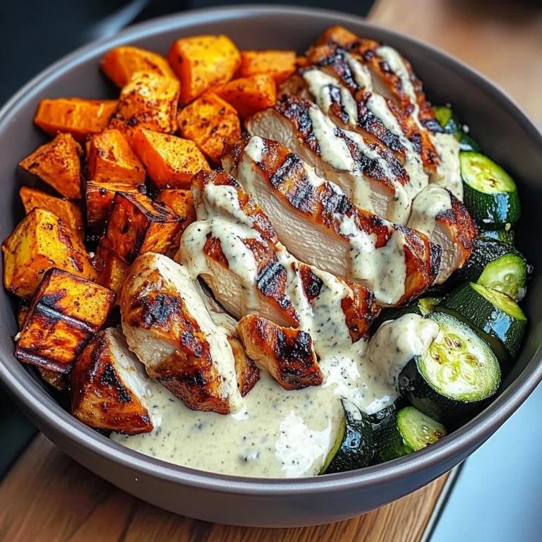 Grilled Chicken Bowl With Sweet Potatoes