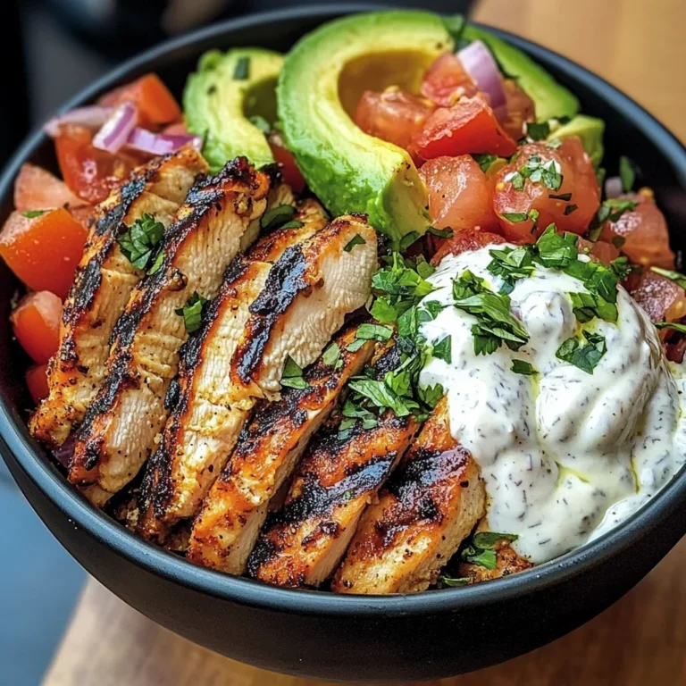 Grilled Chicken & Avocado Bowl