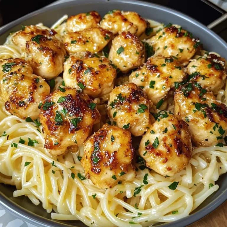 I Made Lemon Garlic Butter Chicken Bites