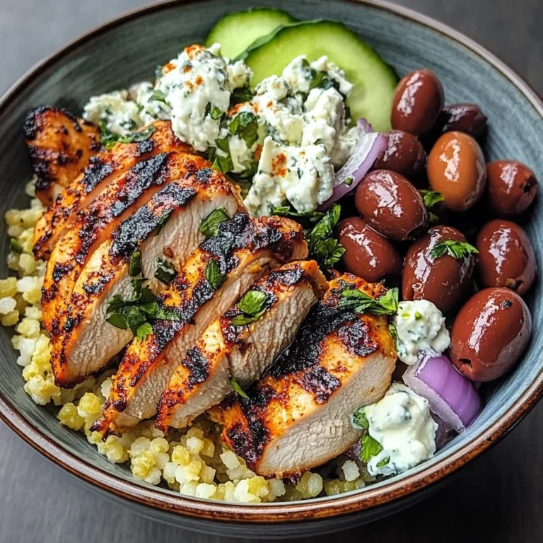Mediterranean Chicken Bowls