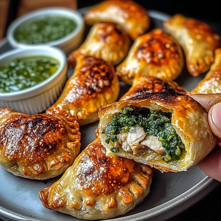 Mini Chicken Or Beef Empanadas With Chimichurri