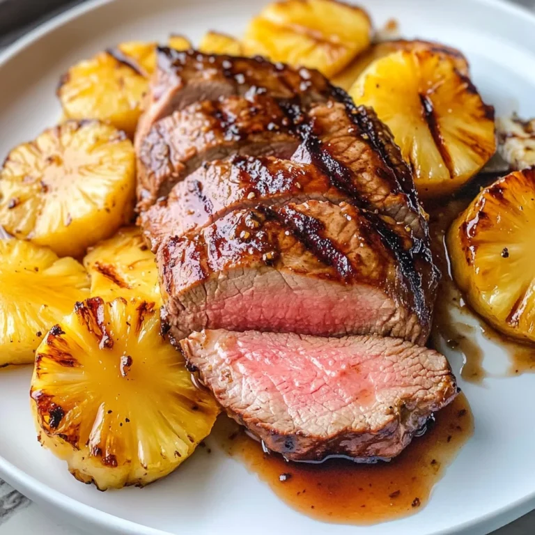 Pineapple beef Tenderloin