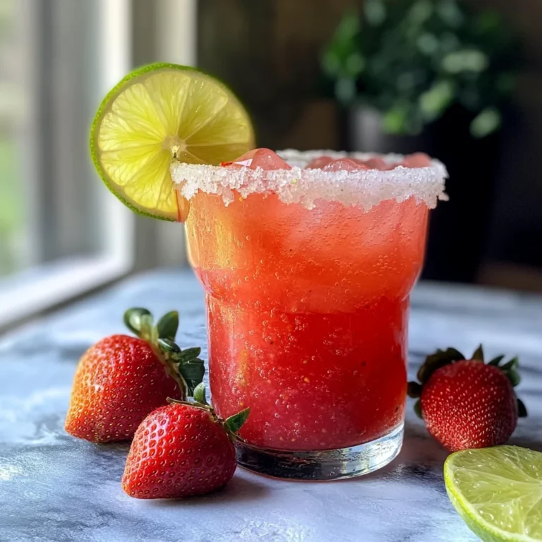 Strawberry Lemonade Margaritas