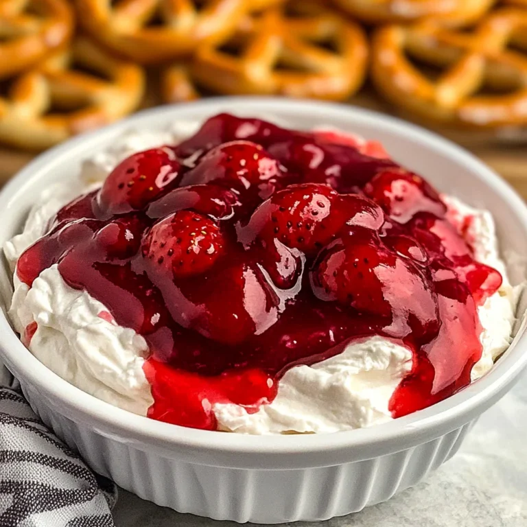 Strawberry Pretzel Salad Dip Recipe
