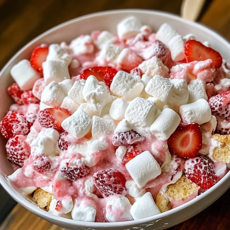 Strawberry Shortcake Fluff Salad