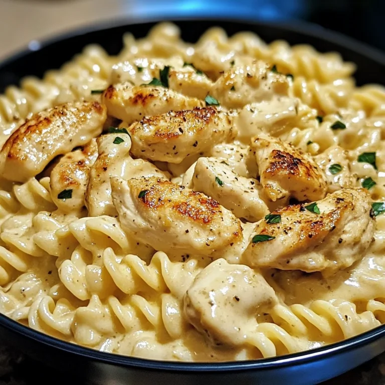 Tried This Creamy Garlic Butter Chicken Rotini Alfredo And