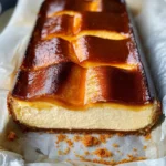 Burnt Basque Cheesecake in a Loaf Pan