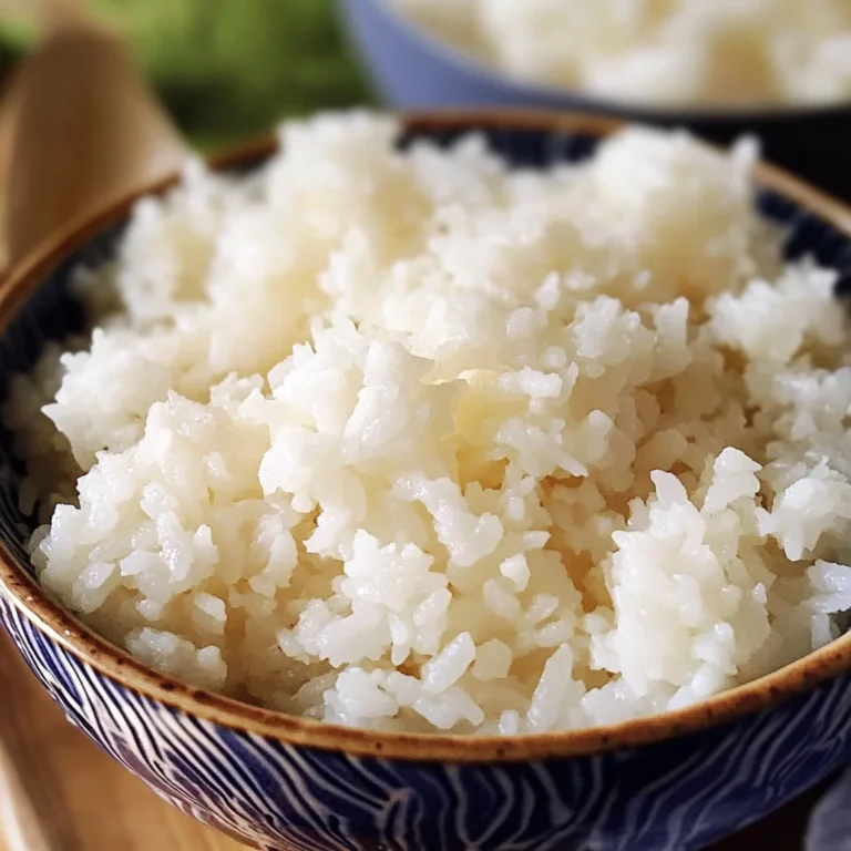 Coconut Milk Rice Recipe