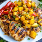 Grilled Mango Pineapple Chicken