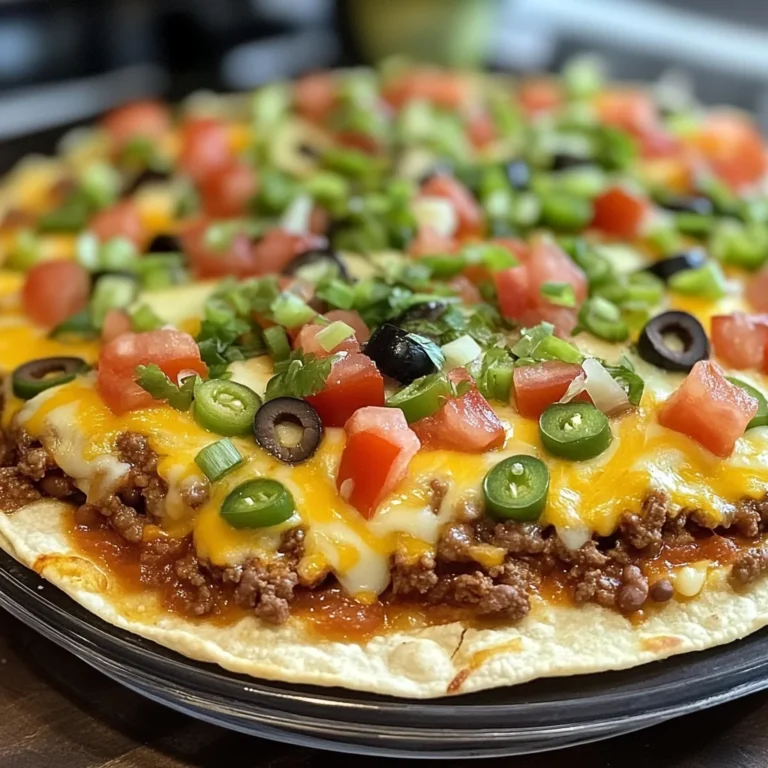 Homemade Mexican Pizza