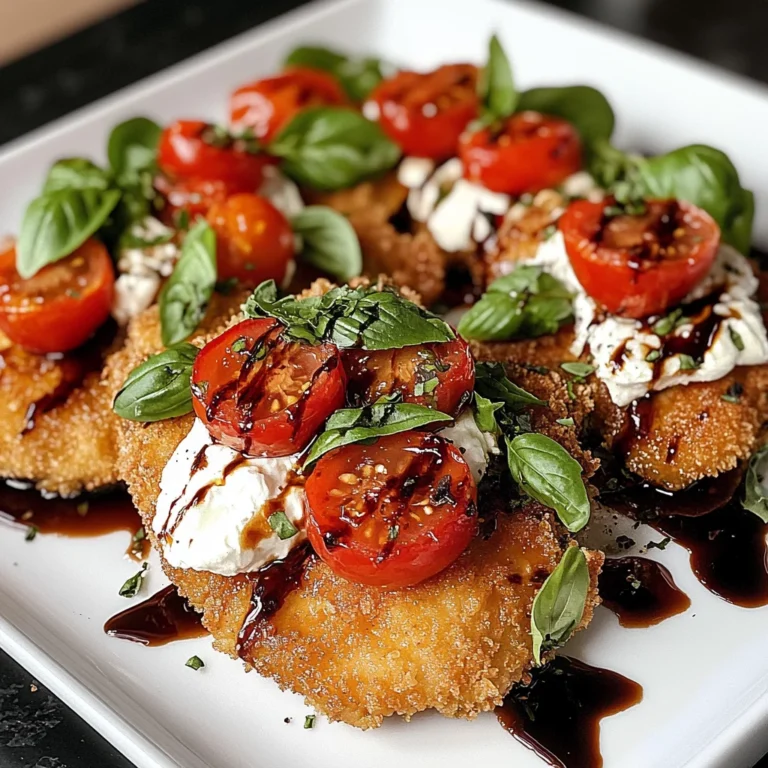 Italian Basil Chicken Cutlets with Tomato and Burrata Topping