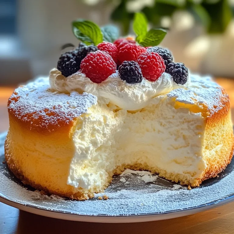 Light & Fluffy Yogurt Cloud Cake