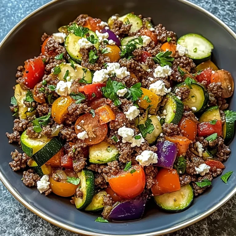 Mediterranean Ground Beef Stir Fry – A Quick & Healthy Dinner