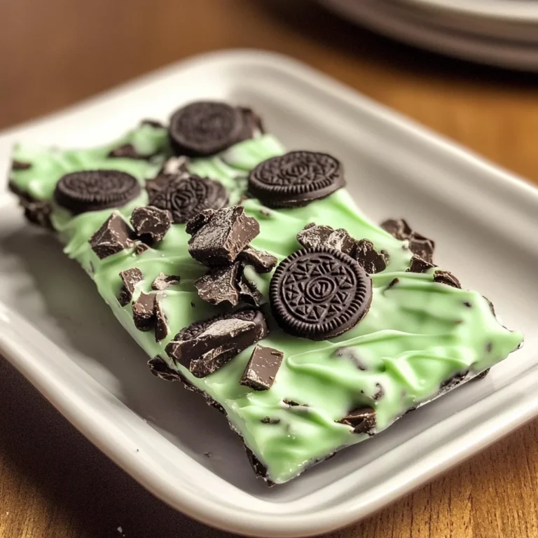 Mint Oreo Bark