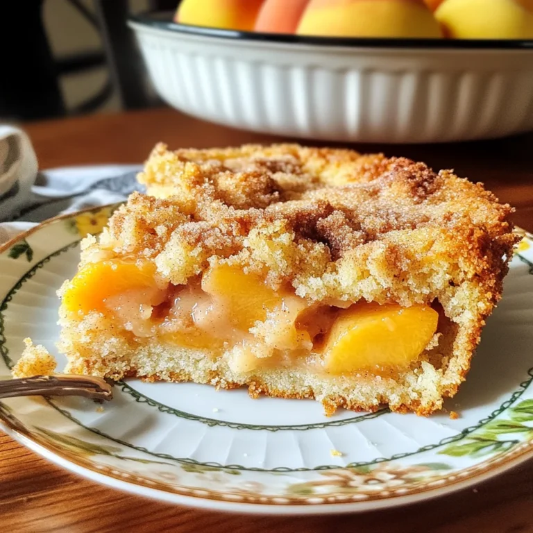 Peach Coffee Cake