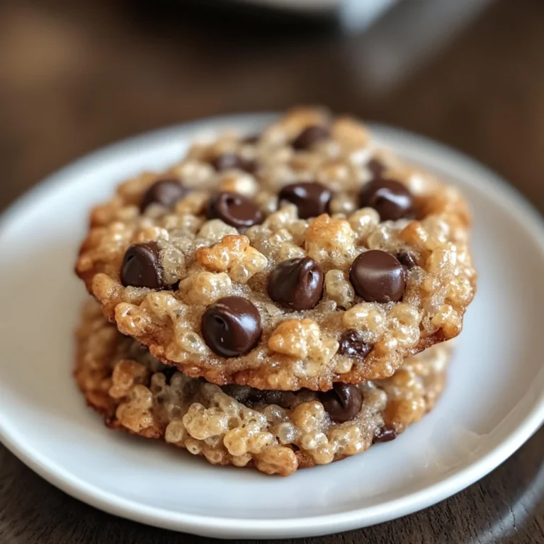 Rice Krispie Chocolate Chip Cookies
