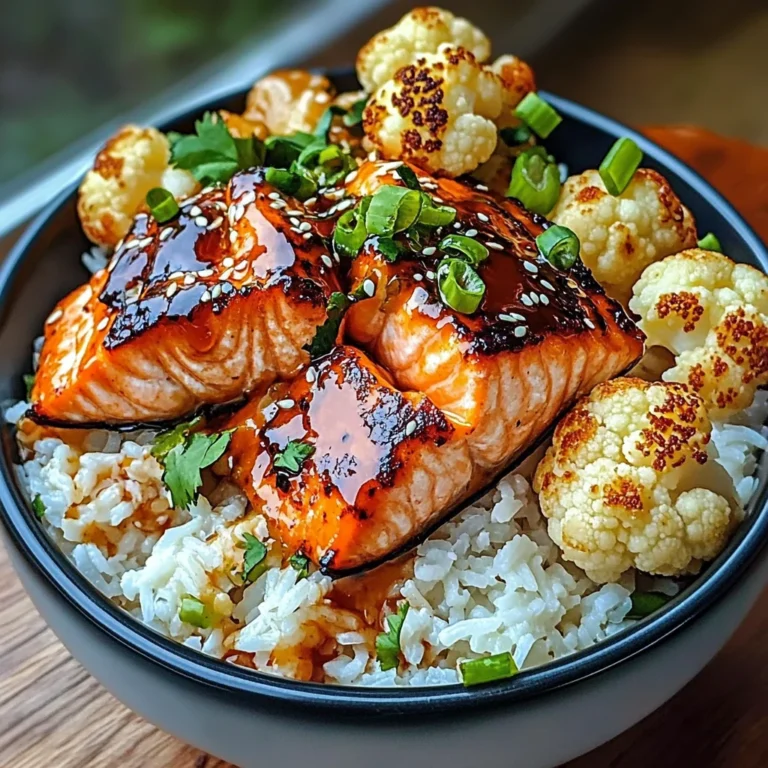 Sriracha Honey Salmon Bowls