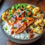 Sriracha Honey Salmon Bowls