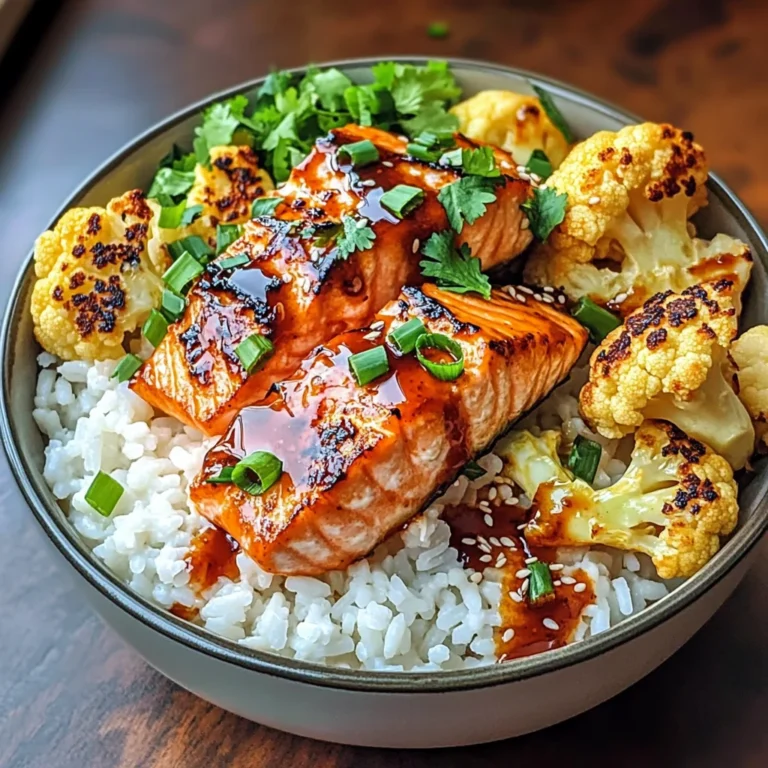 Sriracha Honey Salmon Bowls