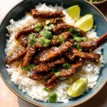 Sticky Honey Garlic beef