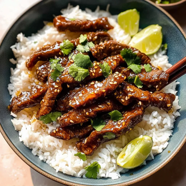 Sticky Honey Garlic beef
