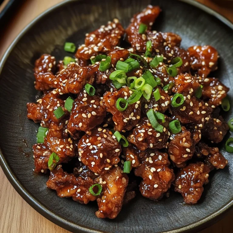 Sweet and Sticky Crispy Beef