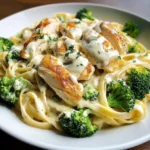 Creamy Chicken & Broccoli Fettuccine Alfredo