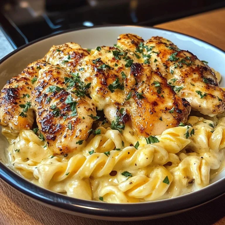 Creamy Garlic Butter Chicken with Twisted Cheddar Pasta
