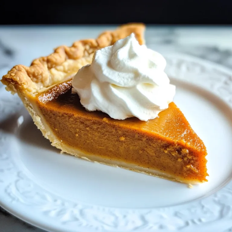 Easy Pumpkin Pie