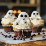 Halloween Cupcakes: Ghost Cupcakes