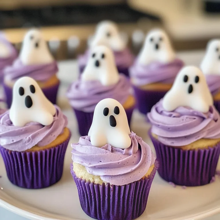 Halloween Ghost Cupcakes