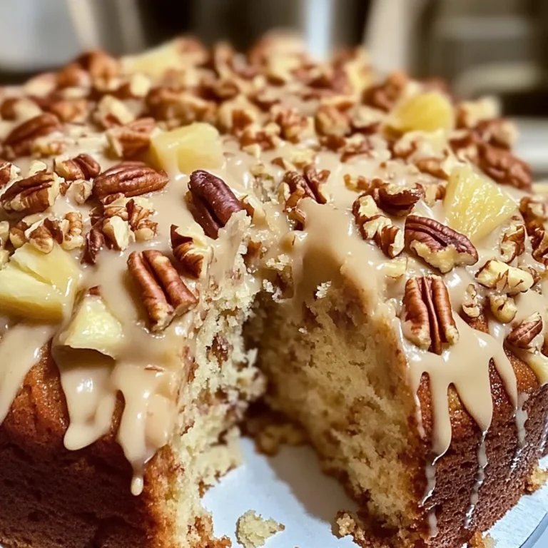 Pineapple Pecan Cream Cheese Pound Cake
