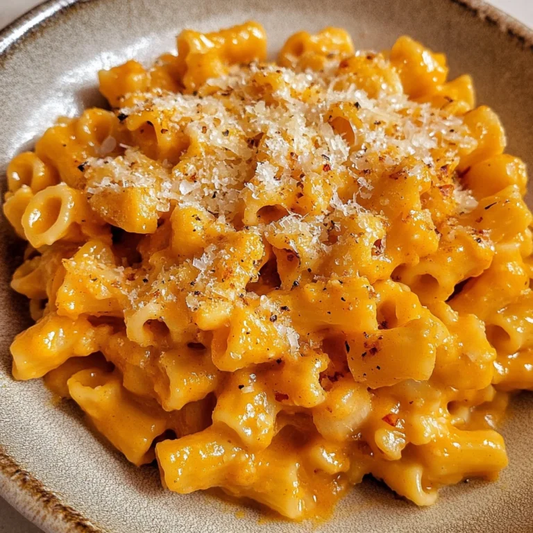 Roasted Pumpkin and Garlic Pasta