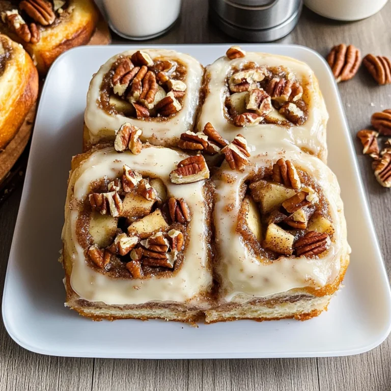 Soft-Baked Apple Cinnamon Rolls