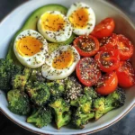Avocado, Egg & Roasted Veggie Bowl