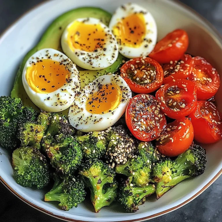 Avocado, Egg & Roasted Veggie Bowl