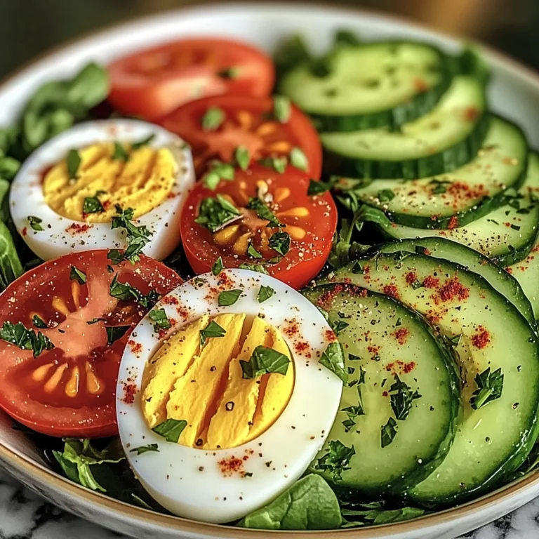 Avocado and Egg Garden Salad