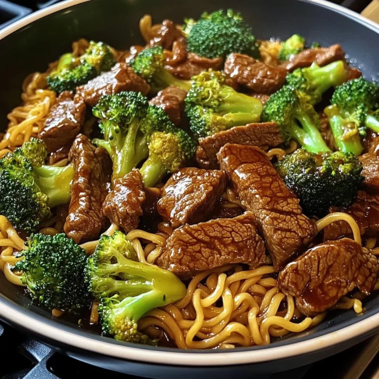 Beef, Broccoli & Noodle Stir-Fry