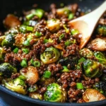 Beef and Brussels Sprouts Stir-Fry