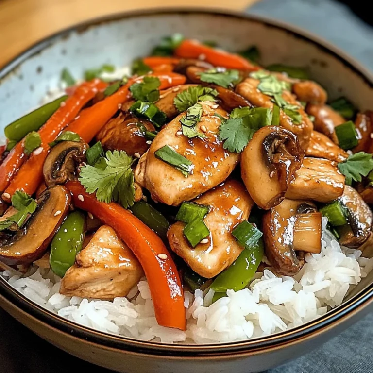 Chicken, Mushroom & Veggie Rice Bowl